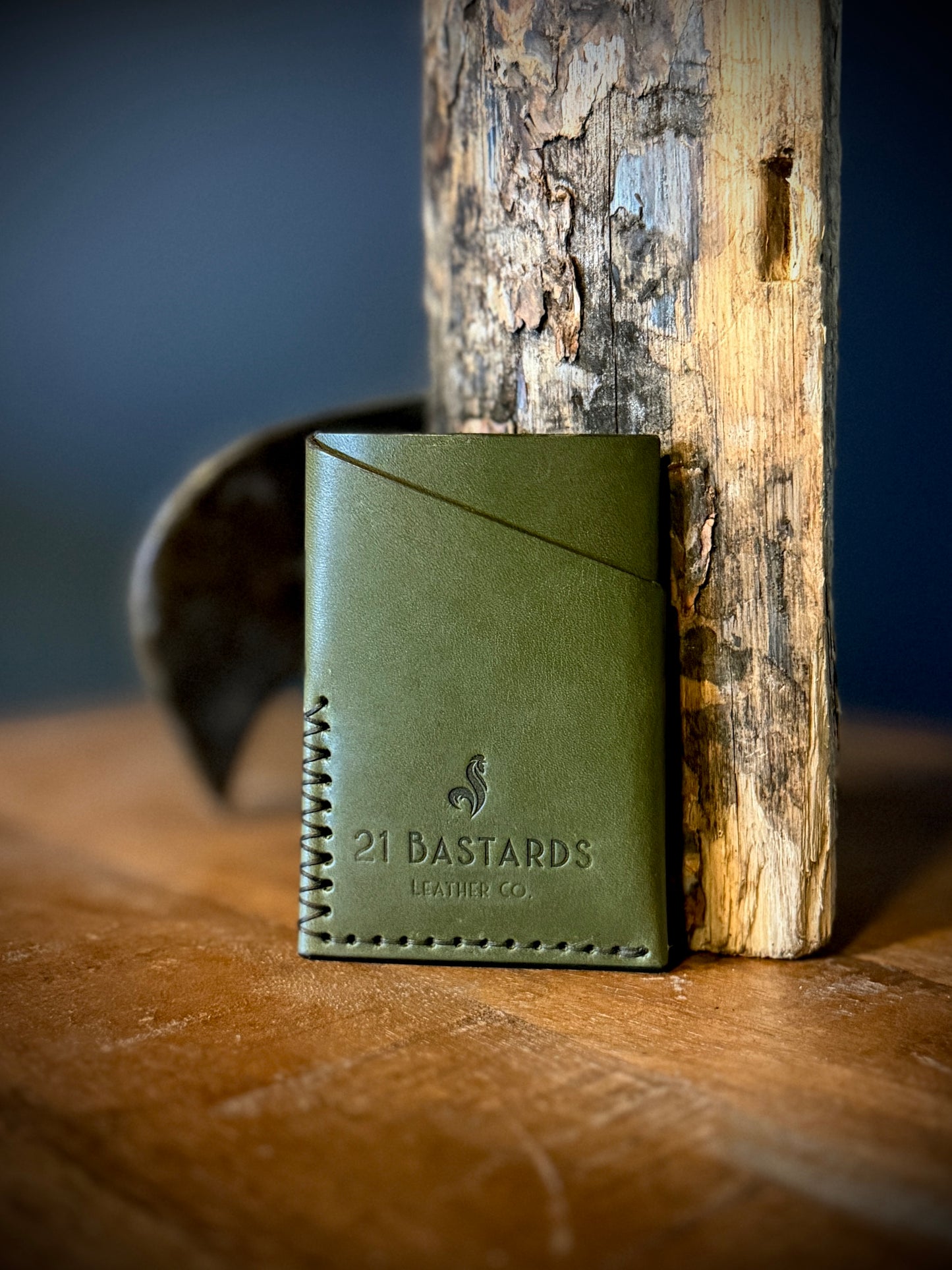 The Anvil – Handmade Leather Wallet | Slim Front Pocket Wallet | Minimalist EDC | Made in USA