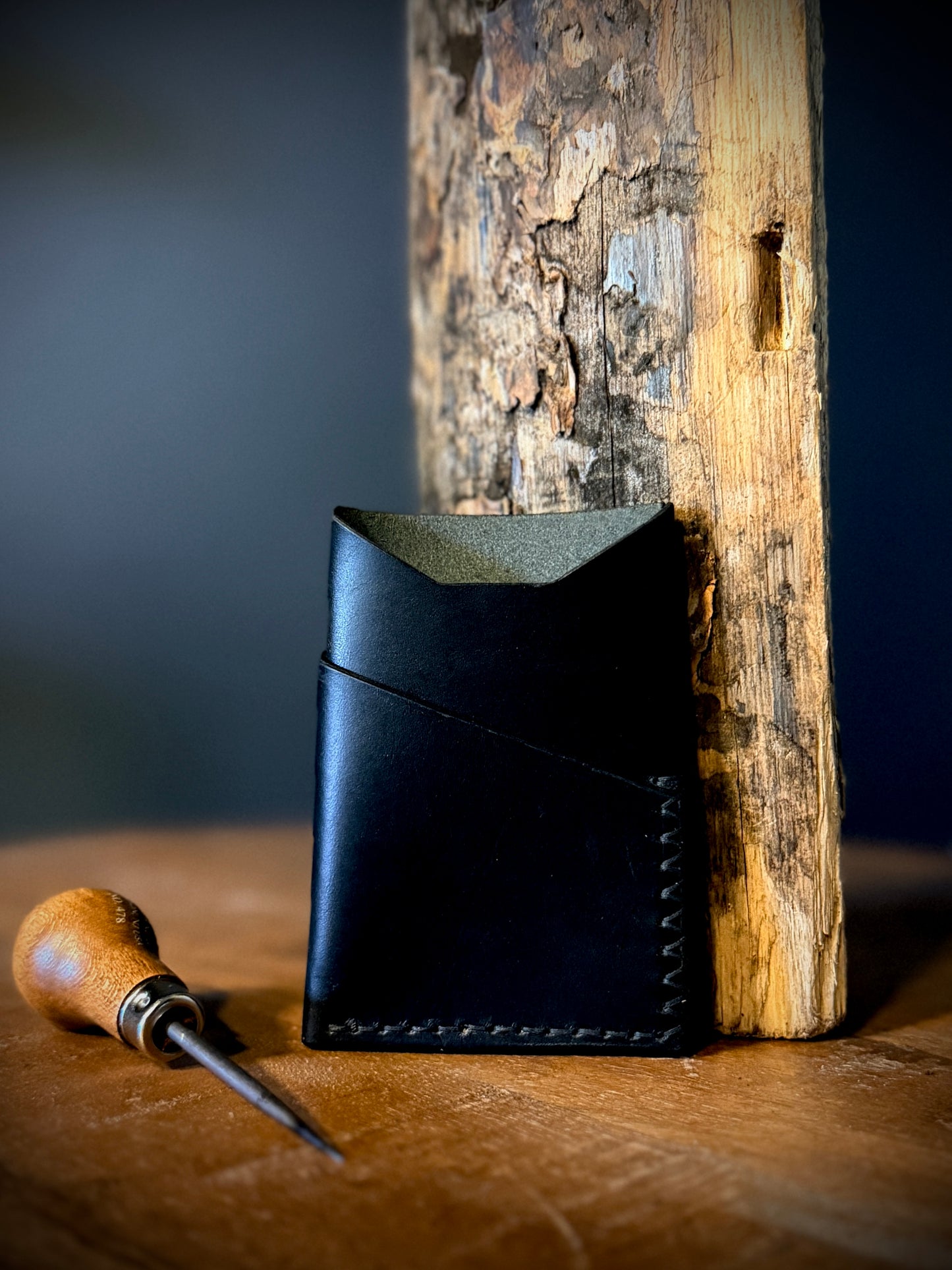 The Anvil – Handmade Leather Wallet | Slim Front Pocket Wallet | Minimalist EDC | Made in USA