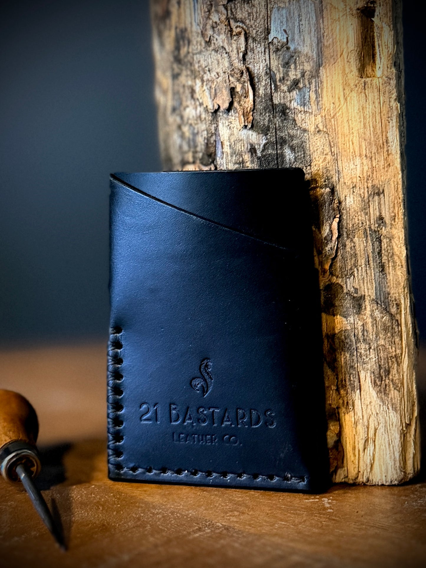 The Anvil – Handmade Leather Wallet | Slim Front Pocket Wallet | Minimalist EDC | Made in USA