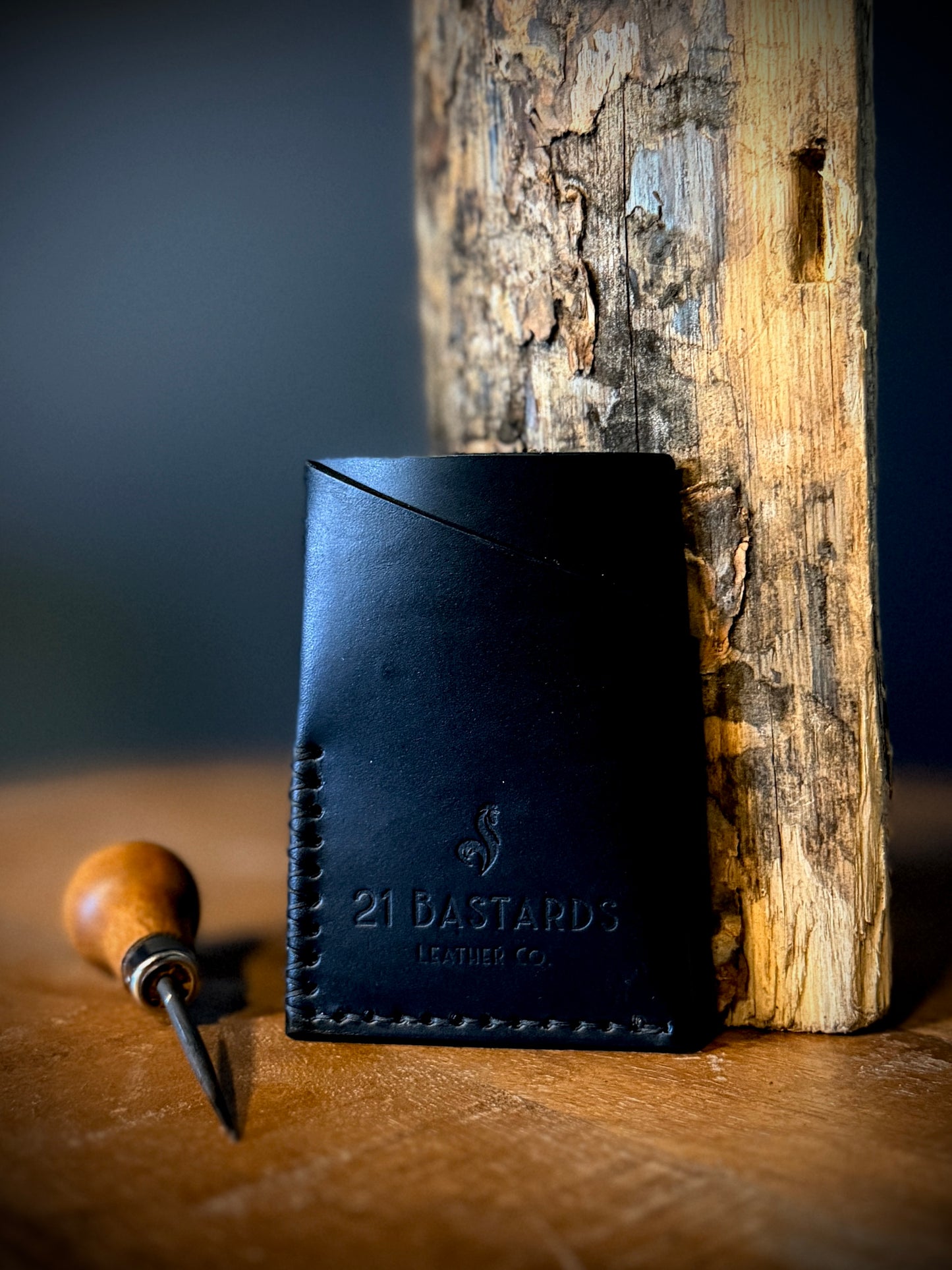 The Anvil – Handmade Leather Wallet | Slim Front Pocket Wallet | Minimalist EDC | Made in USA