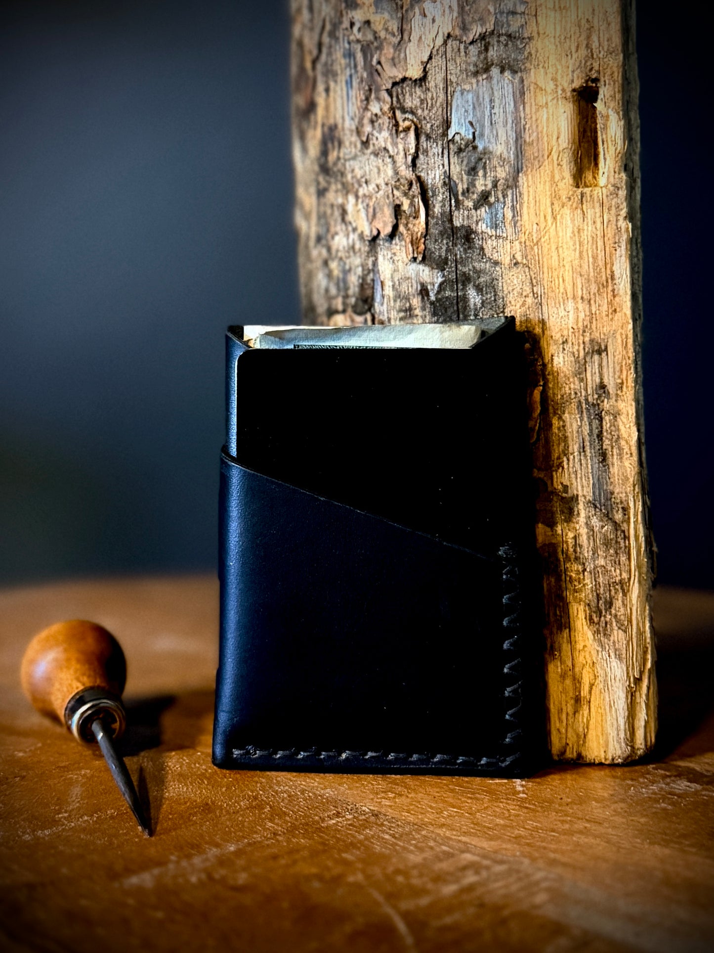 The Anvil – Handmade Leather Wallet | Slim Front Pocket Wallet | Minimalist EDC | Made in USA