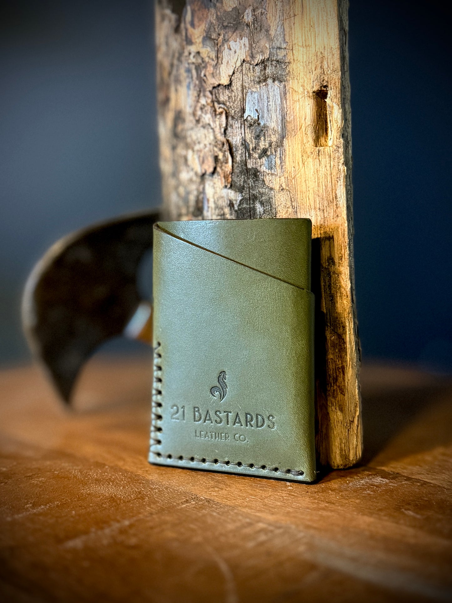 The Anvil – Handmade Leather Wallet | Slim Front Pocket Wallet | Minimalist EDC | Made in USA