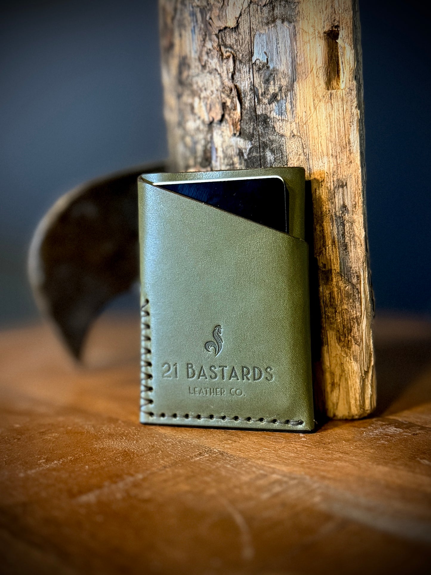 The Anvil – Handmade Leather Wallet | Slim Front Pocket Wallet | Minimalist EDC | Made in USA