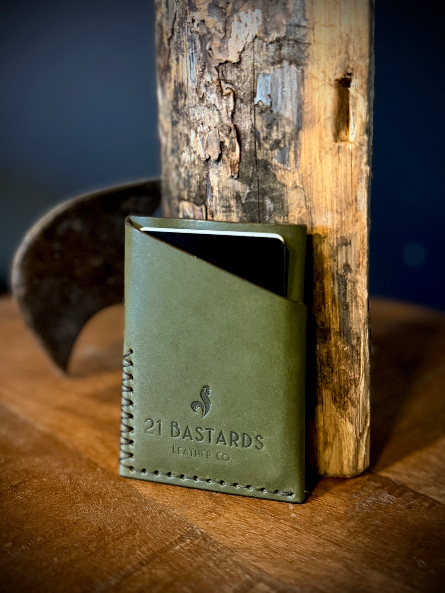 The Anvil – Handmade Leather Wallet | Slim Front Pocket Wallet | Minimalist EDC | Made in USA